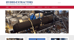 Desktop Screenshot of hydro-extractors.com